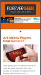 Mobile Screenshot of forevergeek.com